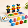 Little Bear dress-up stacking game