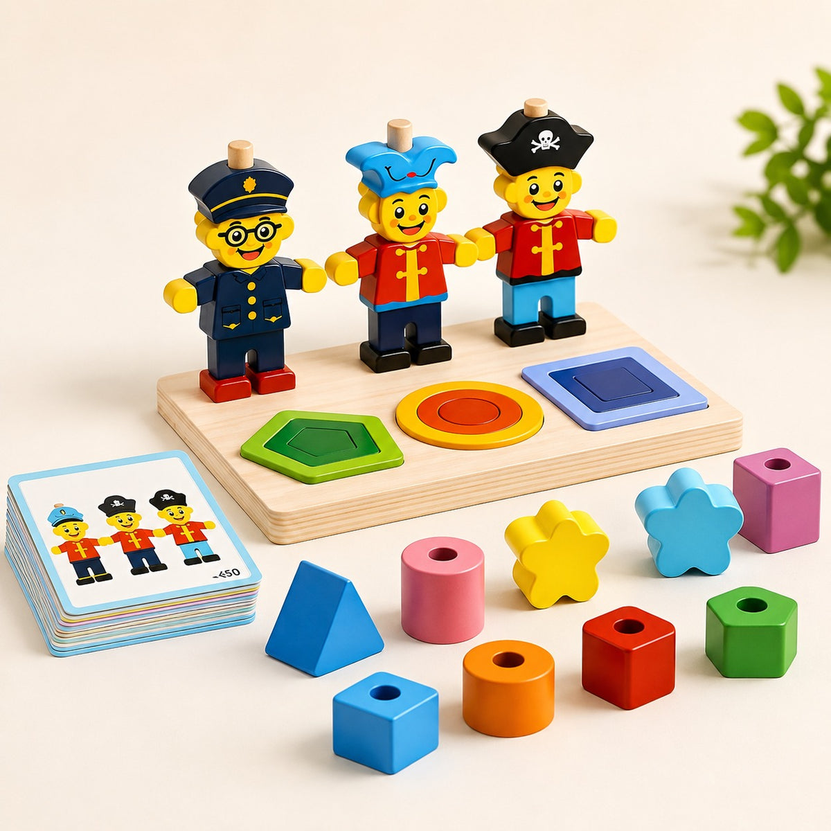 Little Bear dress-up stacking game