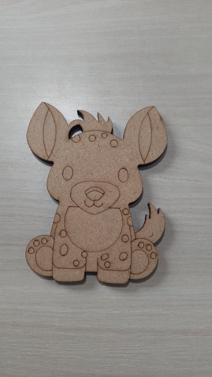 Wooden animal cut-out to paint