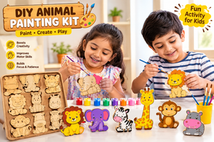 Free DIY animal painting kit